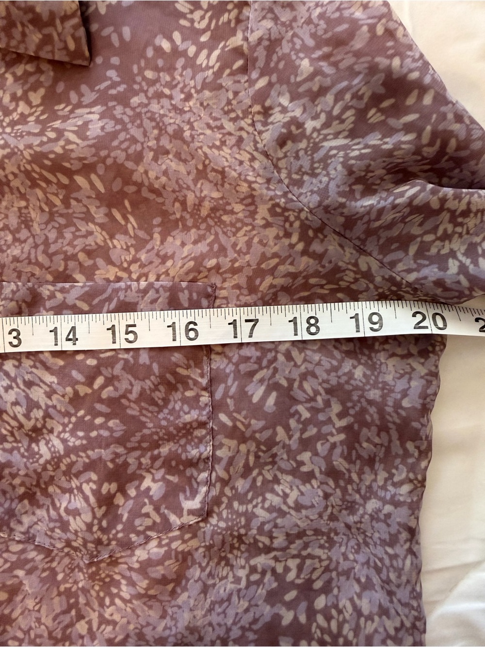 Forever 21 Contemporary Purple Floral Blouse Size M - Picture 10 of 10